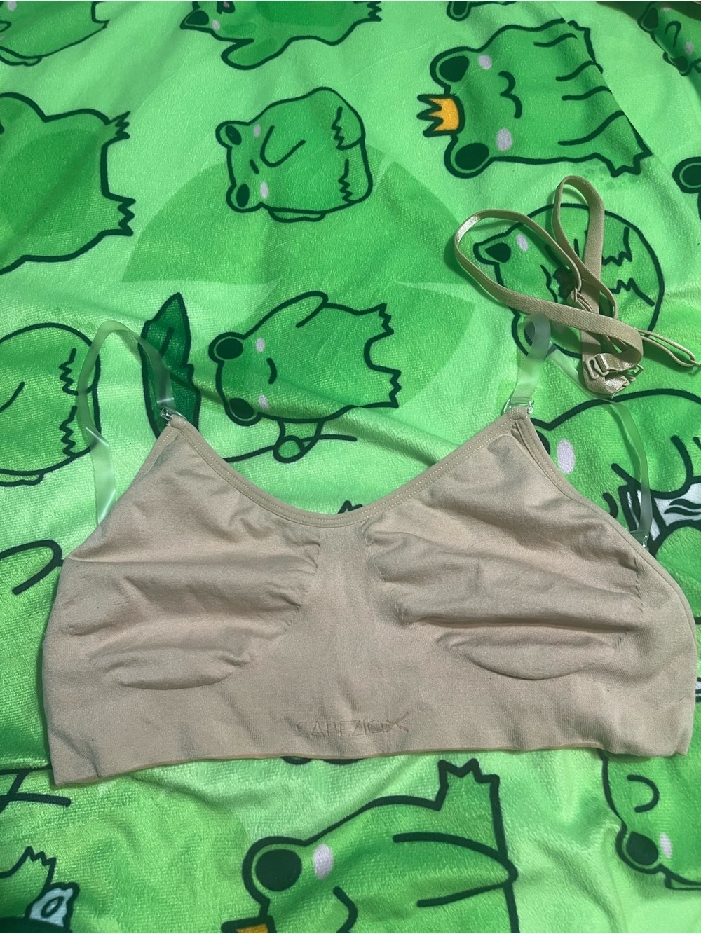 Capezio Beige Seamless Bralette
